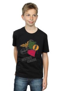 Футболка с логотипом «Лига справедливости» DC Comics, черный