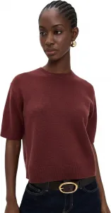 Футболка Theory женская укороченная из кашемира