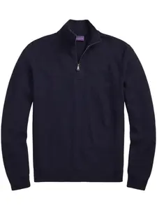 Шерстяной свитер Ralph Lauren Purple Label, синий