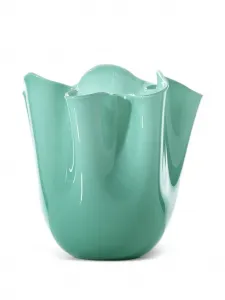 Ваза с воланами Venini, зеленый