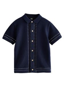 Вязаный кардиган Next, темно-синий