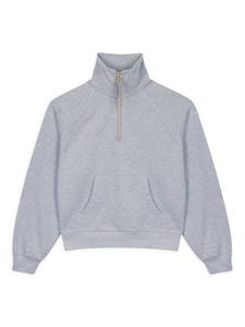 Полузип из чистой органической хлопковой ткани Chelsea Peers, Grey