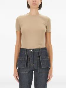 Футболка с короткими рукавами Helmut Lang, бежевый