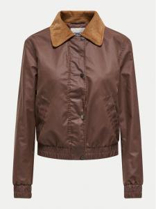 Куртка из искусственной кожи прямого кроя Mountain 15335923 Only, коричневый