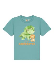 Футболка с принтом DINOSAURIER 07 GROSSE SCHWESTER watapparel, цвет Mottled Green