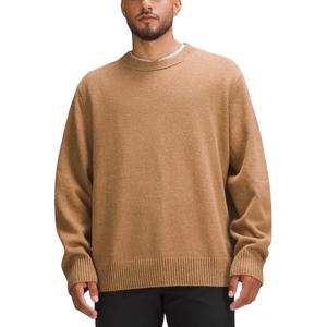 Свитер свободного кроя мужской Lululemon, коричневый