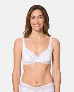 Бюстгальтер с косточками из переработанного кружева и микрофибры Playtex, белый