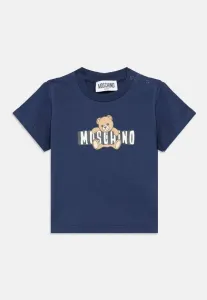 Футболка унисекс с принтом "дополнение к малышу" Moschino, Blu Navy