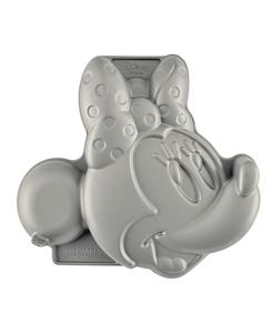 Форма для выпечки торта Disney из литого алюминия, 10 дюймов, 3D Минни Маус Farberware, Gray