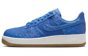 Nike Женские кроссовки Air Force 1 Low '07 Lx Blue Ostrich в сине-белом цвете, цвет Blue White