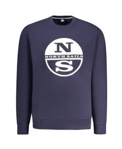 Синий хлопковый мужской пуловер North Sails, синий