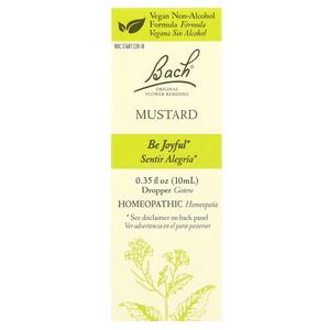 Original Flower Remedies, горчица, 0,35 жидких унций (10 мл) Bach