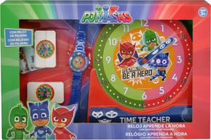 Набор для обучения времени с часами и игральными картами Pj Mask Pj17120 Kids Euroswan