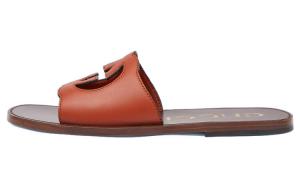 Шлепанцы мужские коричневые Gucci