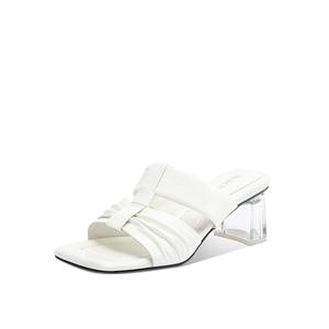 Тапочки-слайды женские Rosa Bianca, Black (Sheepskin Lining)