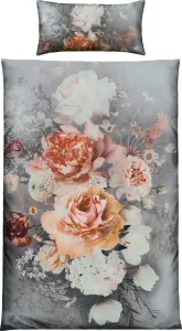 Постельное белье серое 1x 155x220 см + 1x 40x80 см REDBEST