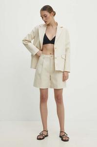 Льняная куртка Answear Lab, бежевый