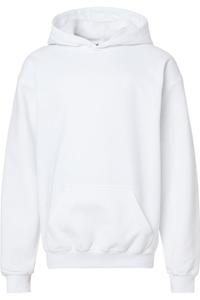 Gildan Softstyle Молодежный Мидвейт Толстовка с капюшоном, белый