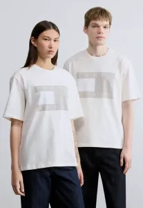 Футболка с принтом в виде флага в стиле 90-х. Tommy Jeans, Ancient White