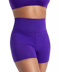 Женские шорты Team Basic с высокой талией Capezio, фиолетовый