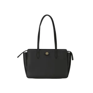 TORY BURCH Сумка-шоппер Робинсон Личи из зерненой кожи