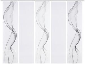 Панельная занавеска Novel, 60x245 см, серый/белый
