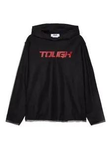 Худи с длинными рукавами Msgm, черный