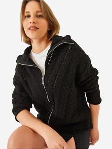 Bianco Lucci Вязаный кардиган в черном цвете