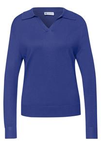 STREET ONE Свитер в темно-синем цвете