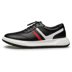 ZRO Мужские повседневные туфли бело-черные черные, цвет Black