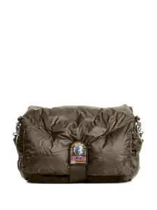 Стеганая сумка на плечо с логотипом Parajumpers, зеленый