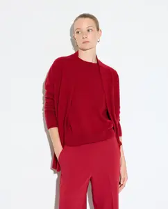 Женская однотонная расслабленная куртка Woman El Corte Inglés, бордовый