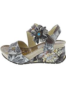 LAURA VITA Серые сандалии