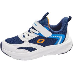 Износостойкие дышащие низкие детские кроссовки для бега BALABALA, синий/белый