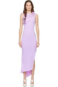 Coperni Платье макси с цветочным принтом