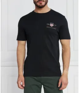 Футболка regular fit Gant, черный