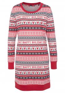 Ночная рубашка LASCANA, красный