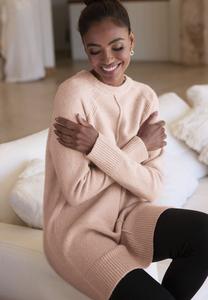 Джемпер LASCANA LONG, Rosenholz/Light Pink