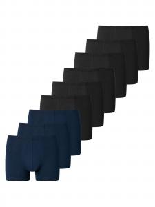 SCHIESSER Боксеры '95/5 Essentials - Organic Cotton' в цвете Mottled Black