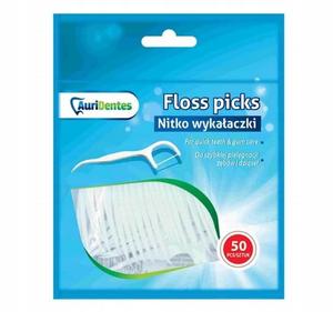 Зубочистки с зубной нитью, 50 шт. AuriDentes, inna