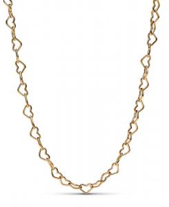 Колье Соединенные сердца Pandora, Gold