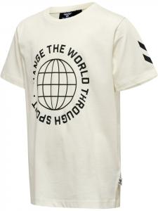 Hummel Футболка “Hmlglobal T-Shirt S/S” бежевого цвета