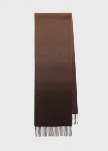 Кашемировый шарф с градиентным переходом цвета