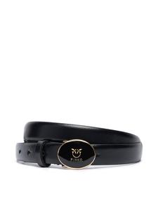 Женский ремень PINKO Round Enamel H2 Belt 20252 PLT01 105466.A2QL, черный