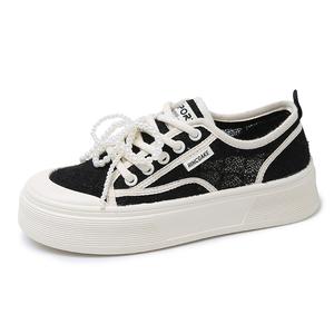 Дышащие женские скейтерские кеды Low top Captain illy, черный