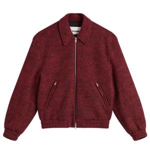 Куртка-Бомбер на молнии Jil Sander, красный