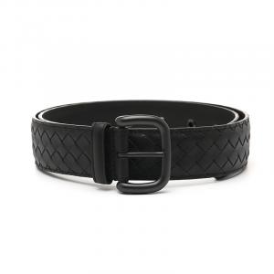 Bottega Veneta Мужской кожаный ремень из коровьей кожи кофейного цвета шириной 4 см, Coffee