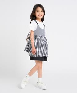 Комплект из майки и футболки в клетку.