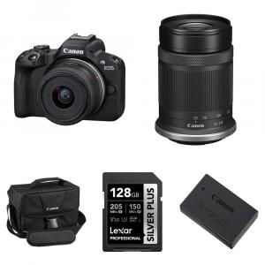 Беззеркальная камера Canon EOS R50 Mirrorless Camera with 18-45mm & 55-210mm Lenses