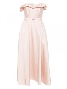 Платье миди с оборками Roland Mouret, розовый